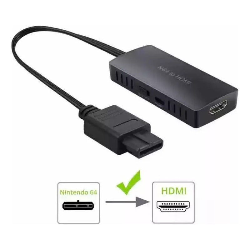 Adaptador Hdmi Para Super Nintendo Gamecube N64 Snes