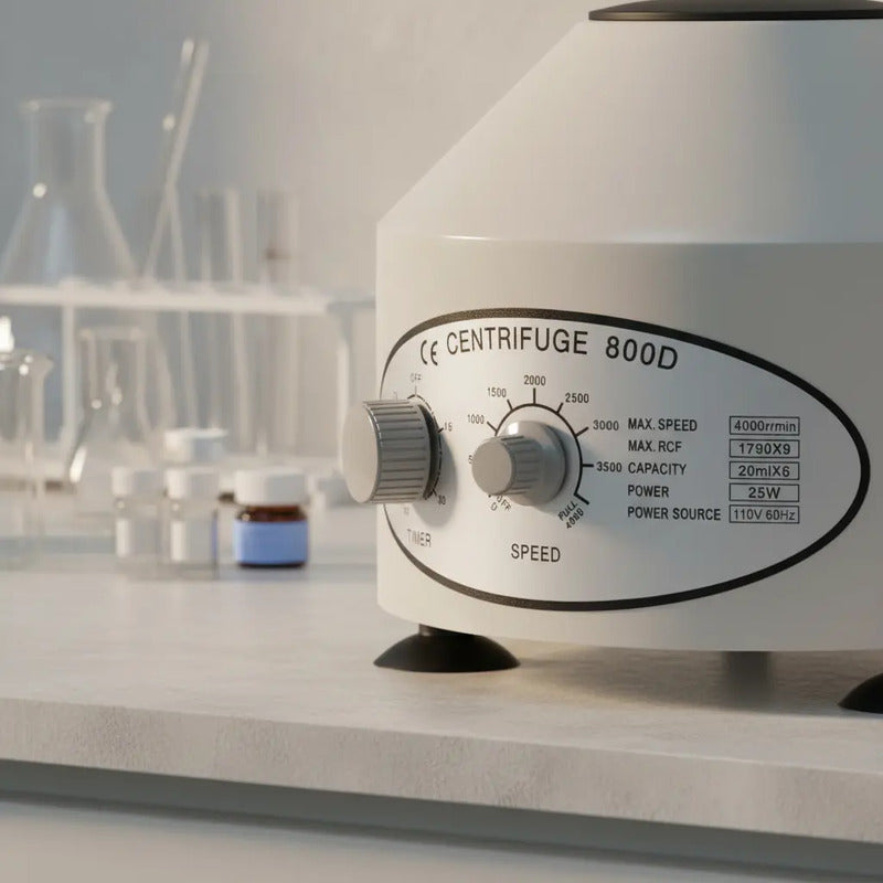 Máquina Centrífuga 1500rpm 4000rpm 6 Tubo Plasma Laboratorio 50 Hz