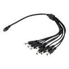 Splitter Pulpo Cable Alimentación 1x8 Cctv Camaras 5.5mm
