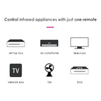 Control Remoto Inteligente Wifi Compatible Alexa Google Tuya Negro