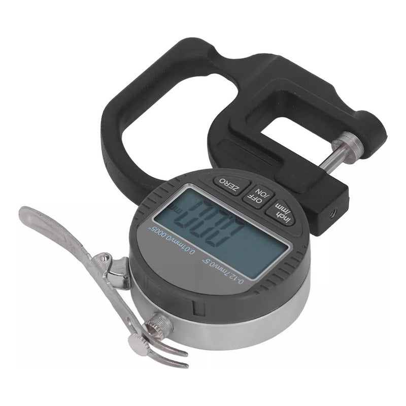 Micrómetro Digital Medidor Espesor Cabezal Plano 0-12.7mm