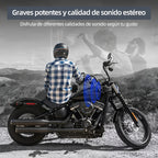 Parlante Moto Bluetooth Antirrobo Sonido Radio Fm Alarma Mp3