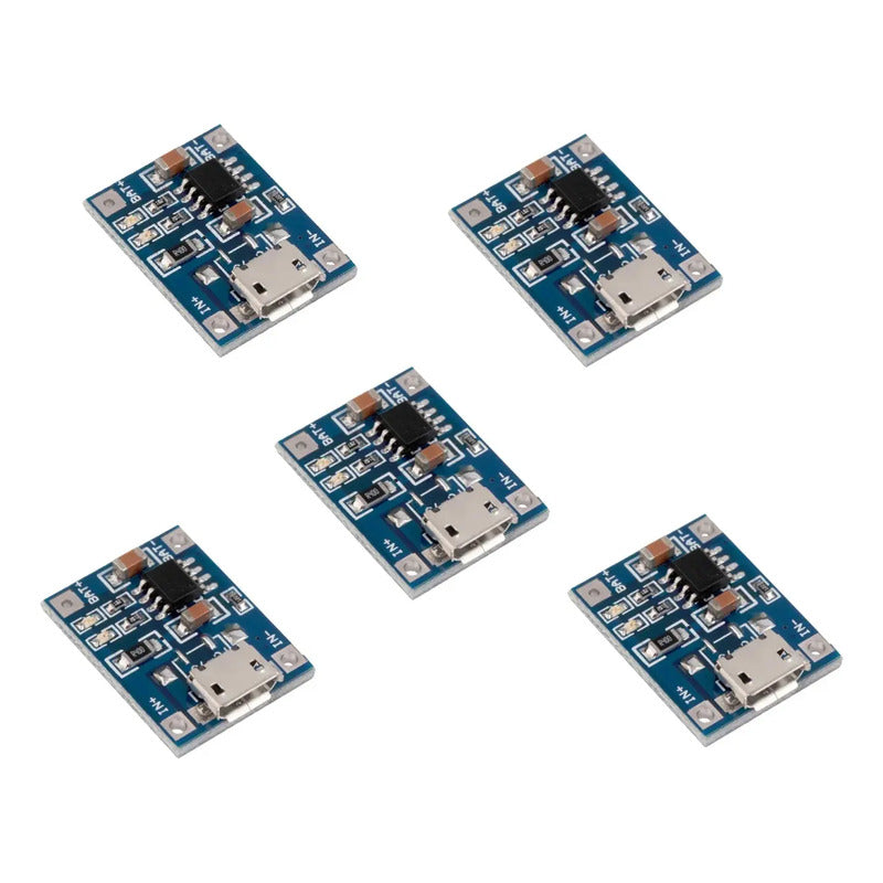 X5 Modulo Tp4056 Micro Usb Cargador Batería Litio 18650