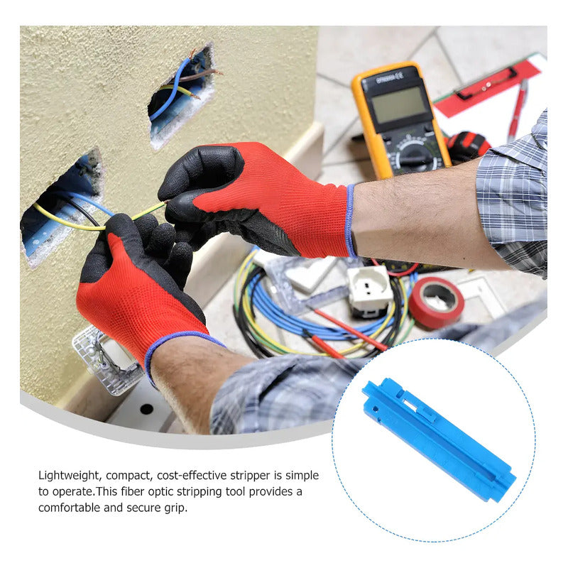 Cortador Pelador De Cable Fibra Optica Limpiador Ftth Sc Apc
