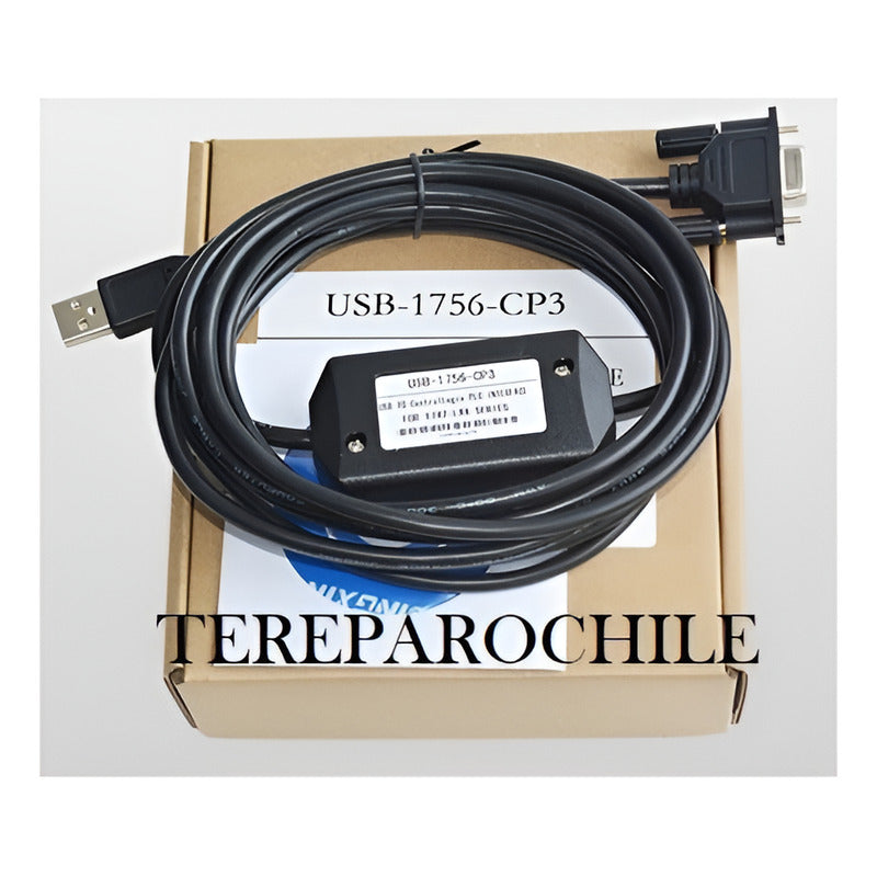 Cable Plc Para Allen Bradley Usb-1756-cp3 Controllogix Rs232 Negro