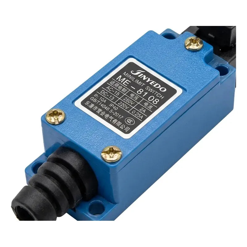 Final Carrera Me-8108 Interruptor Palanca Rueda Metálico Azul