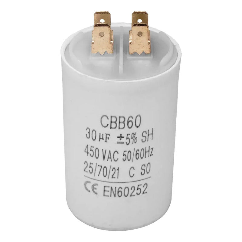 Condensador Capacitor Circular 30uf 400 500 450v Cbb60 Cbb65