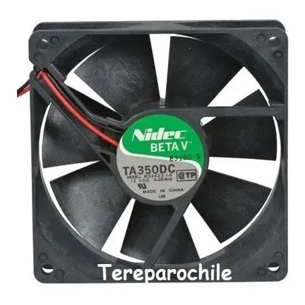 Ventilador 24v Maquina Soldar Ta350dc M34261 9225 92mm 9.2cm Negro