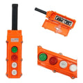 Botonera Switch Colgante Puente Grua 4 Botones Pulsador Cob-61a Naranja