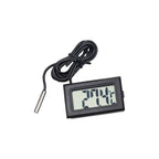 Termometro Digital Lcd Medidor Temperatura Acuario Clima Negro