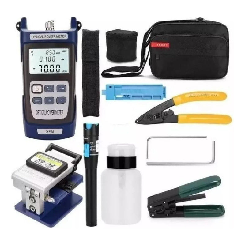 Kit De Herramientas De Fibra Óptica Ftth Power Meter Fc-6s