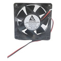 Ventilador Tereparochile 70x25mm 24v 0.1a Refrigeración Aire 2 Pines Negro