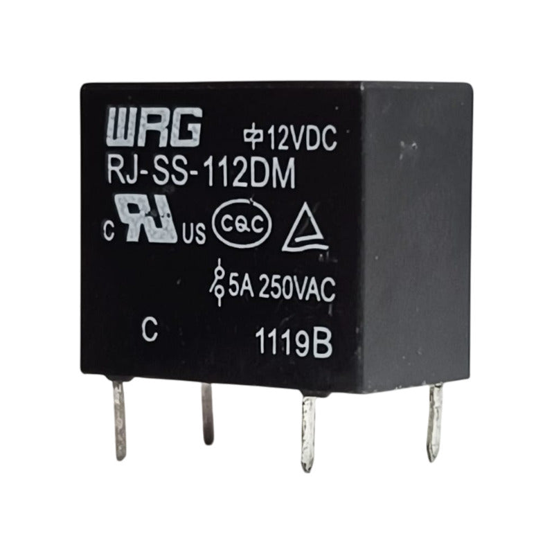 Relé Electromecánico 12v 5a 250vac 4 Pines Rj-ss-112dm