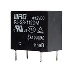 Relé Electromecánico 12v 5a 250vac 4 Pines Rj-ss-112dm