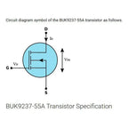 Circuito Integrado Buk9237-55a To-252 55v 32a
