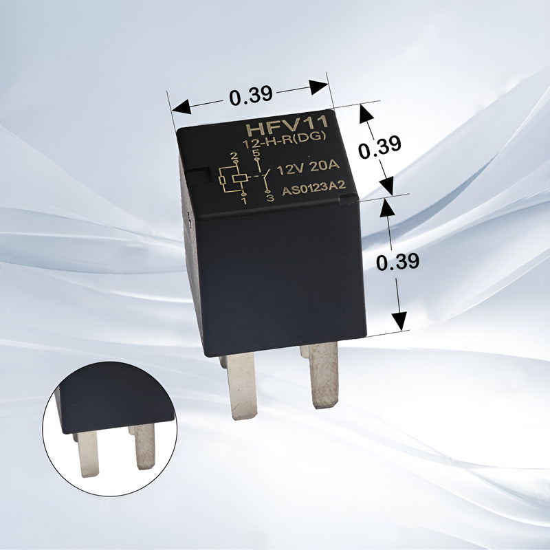 Rele Relay Hfv11 12-h-r 12v 20a 4 Pines