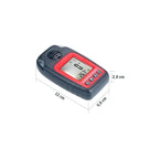 Medidor Detector H2s Acido Sulfhidrico Sulfuro Hidrogeno Rojo