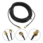 Cable Extension Antena Wifi Rp-sma 5m Rg174 Macho A Hembra