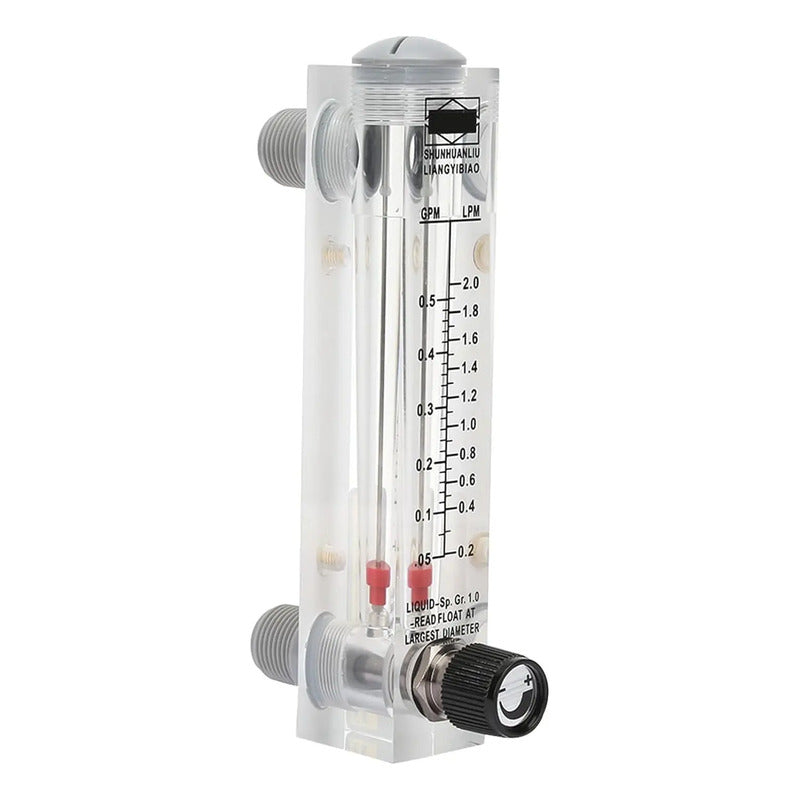 Caudalimetro Medidor Flujo Liquido 0.1 A 0.5gpm - 1/4  2 Lpm