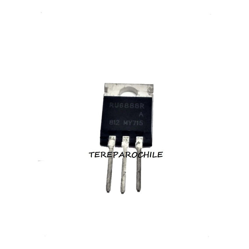 2x Transistor Mosfet Ru6888r 6888 Ru6888 68v 88a To220