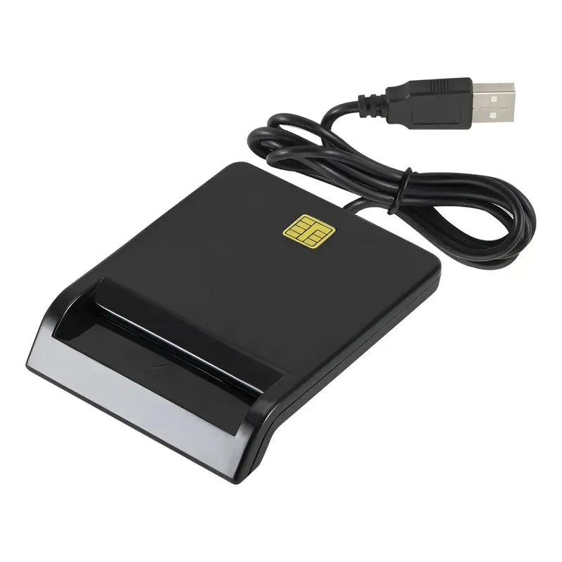Lector Tarjetas Inteligente Ccid Usb Dni Electronico Sim Emv Negro