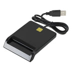 Lector Tarjetas Inteligente Ccid Usb Dni Electronico Sim Emv Negro