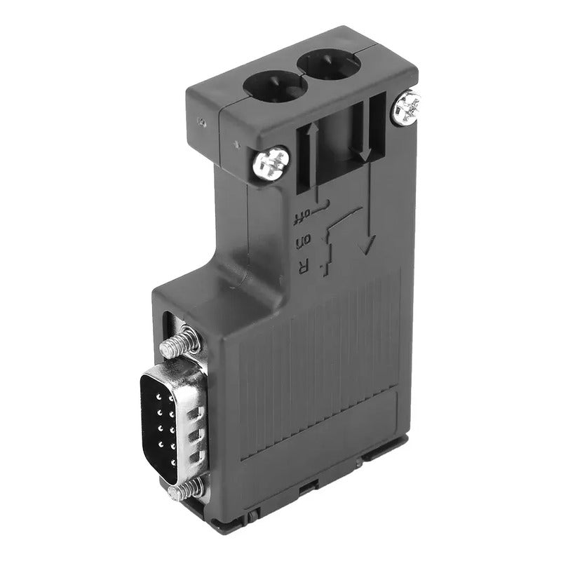 Conector Profibus Dp Para Simatic 24v 6es7972-0bb12-0xa0 Gris Oscuro