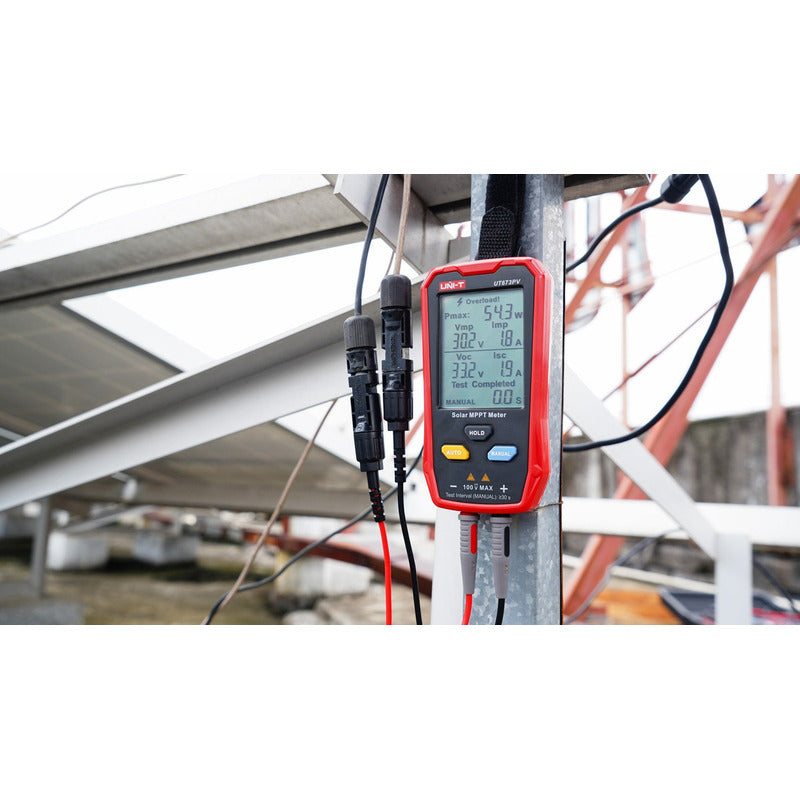 Uni-t Multímetro De Controlador Mppt Panel Solar Ut673pv