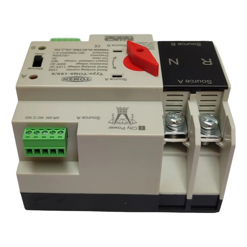 Interruptor Ats Transferencia Automática 125a 2 Fases 220v