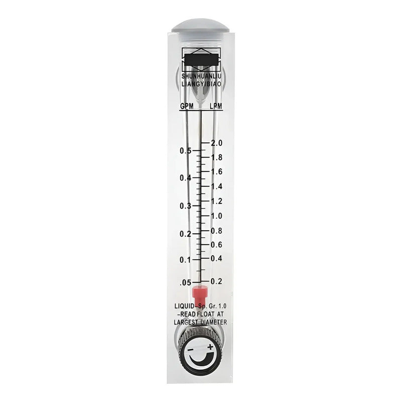 Caudalímetro Medidor De Flujo De Líquido De 0.1 A 0.5 Gpm