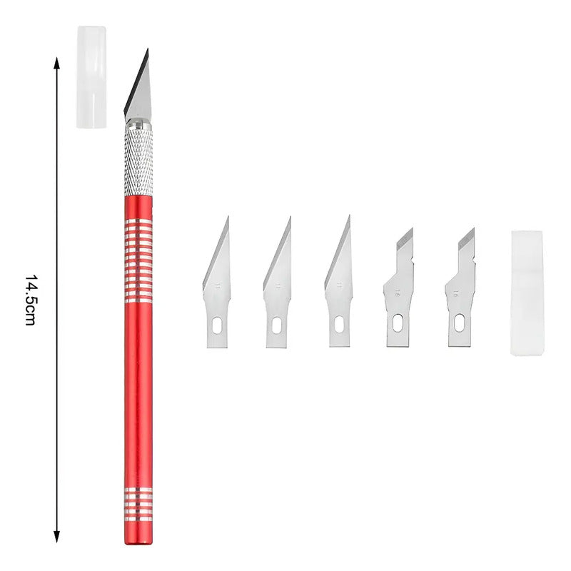 Kit Estuche Soldador Cautin Tester Pinzas Desatornillador
