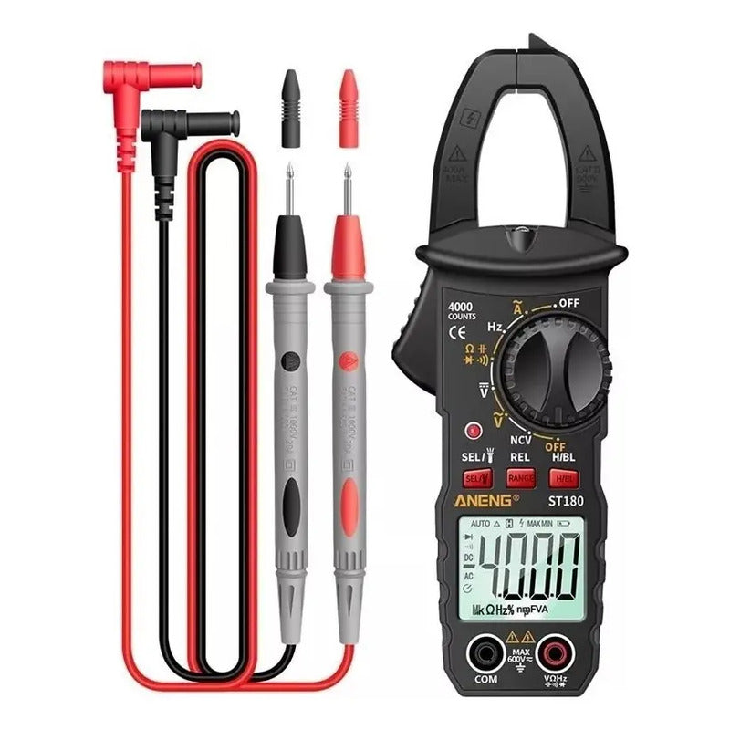 Tester Pinza Amperímetrica Amperimetro Tenaza Multimetro Lcd