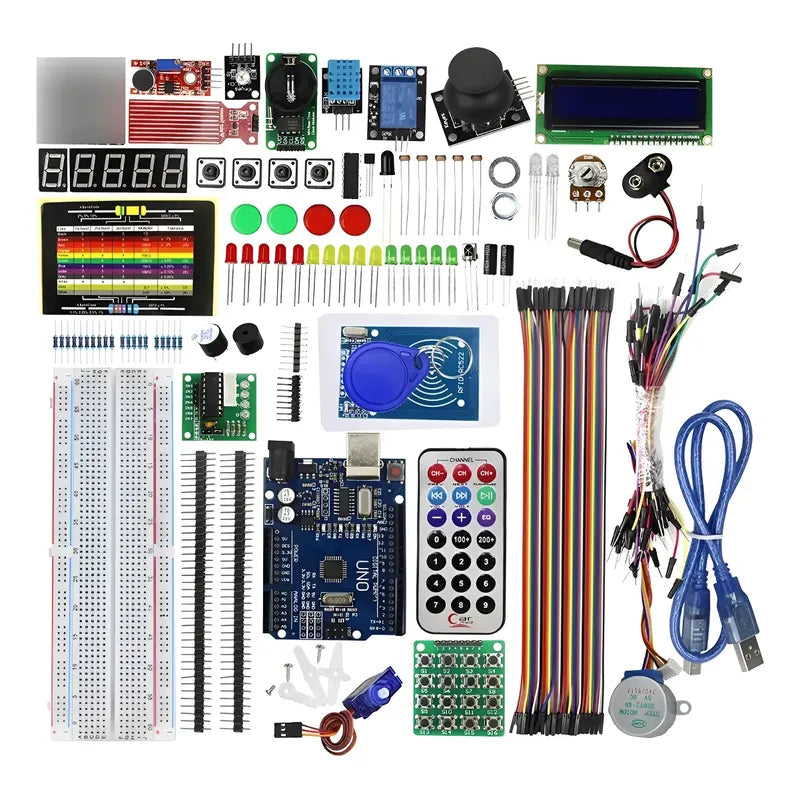 Kit Estudio Electronica Avanzado Compatible Arduino -uno R3