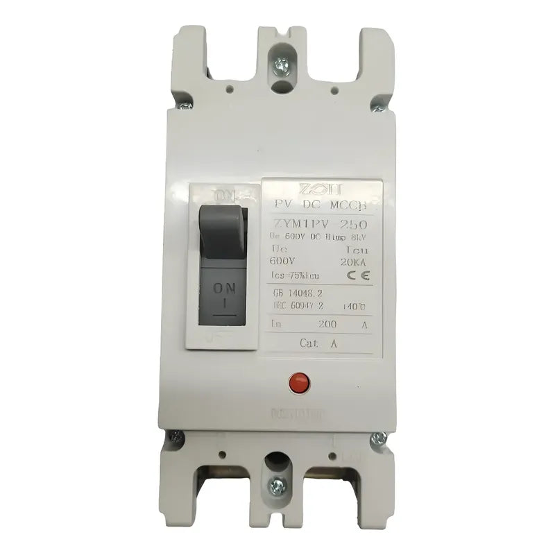 Disyuntor Automatico Solar Max 600v Dc Mccb 2p 200a 20ka