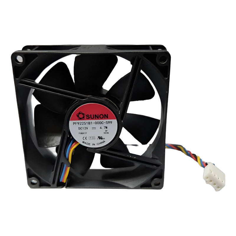 Ventilador Fan Cooler Pf92251b1-000c-s99 12v 92x25mm 4 Pines Negro