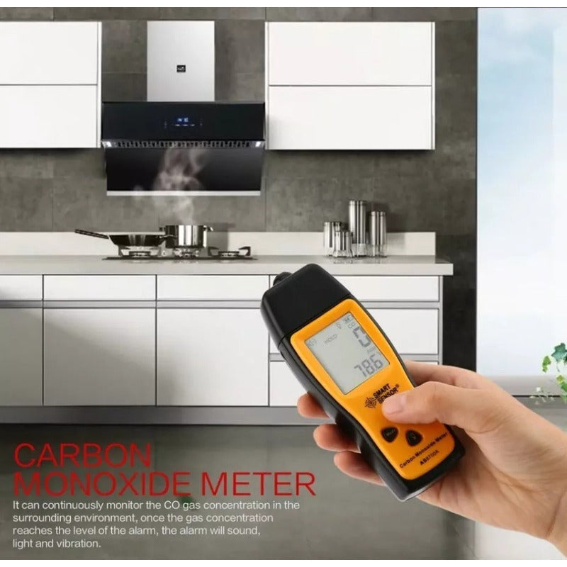 Monitor Tester Medidor De Monoxido De Carbono Co Termometro