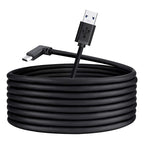 Cable Usb 5mt Para Oculus Link Quest 3 Vr Usb-c A 3.2 5gb Negro