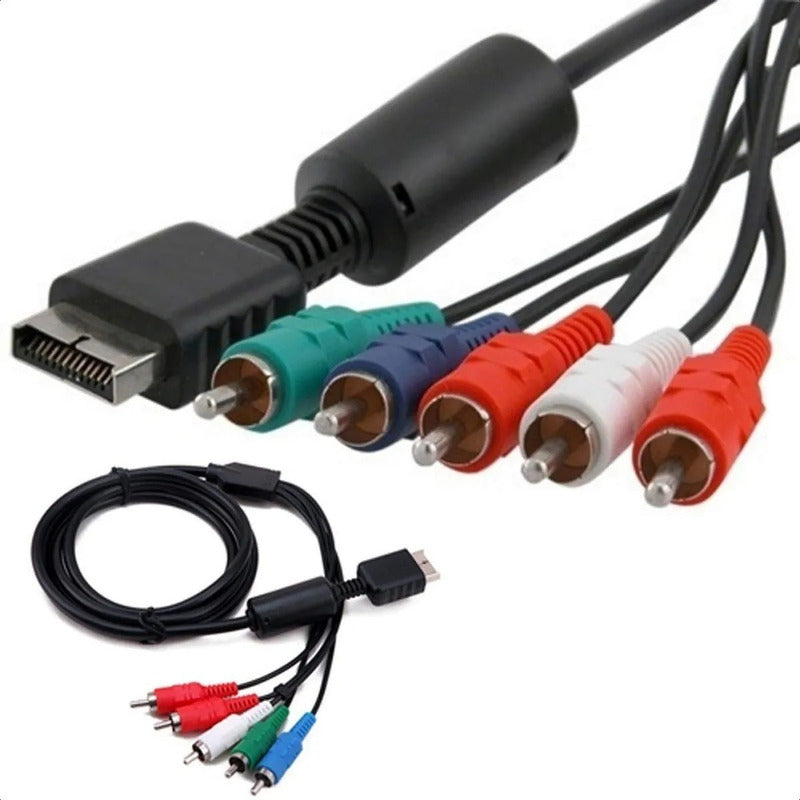 Cable Av (audio Y Video) Componente Para Ps1 Ps2 Ps3 - Rgb