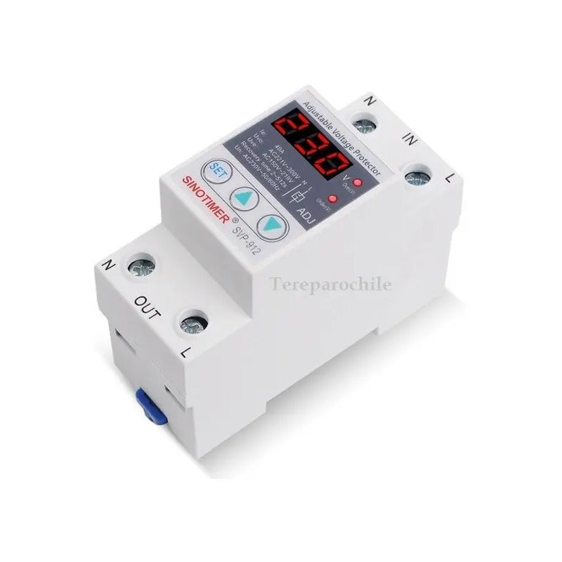 Relé De Protección Sobre Y Bajo Voltaje -red 220v Ac - 40a