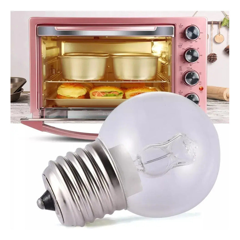 Ampolleta Horno Alta Temperatura 500°celsius 40w 220v E27 Halogena