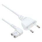 Cable Poder Tipo 8 En L Enchufe Tv Conector Television Radio