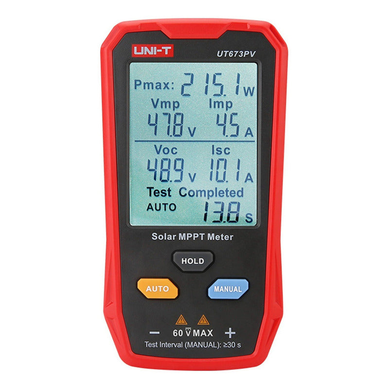 Uni-t Multímetro De Controlador Mppt Panel Solar Ut673pv