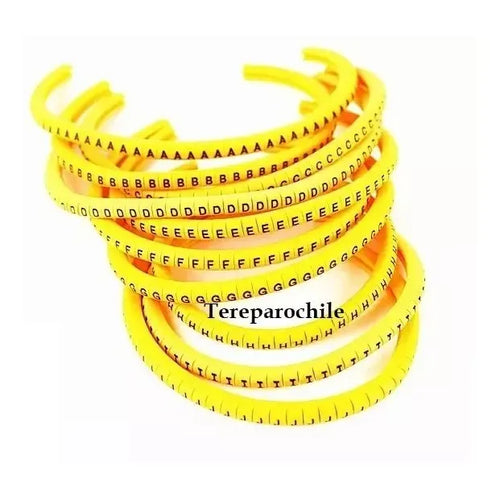 500 Marcadores Letras Identificador Cable Electricidad Red