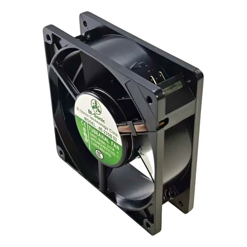 Ventilador 120x38 Mm 230 V 4e-230b 02 4e230b02 2conectores Negro