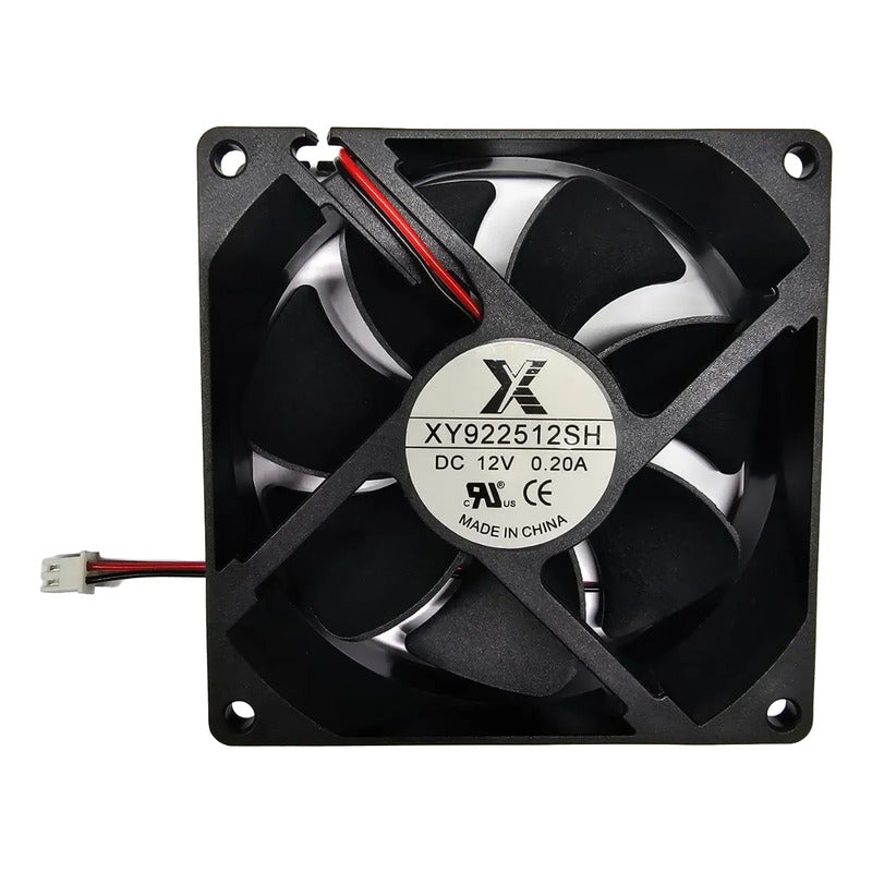 Ventilador Fan Xy922512sh 12v 0.20a 92×92×25mm 2pines Negro Negro