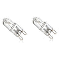 Pack 2x Ampolleta Halogena G9 40w 220v Filamento Luz Calida Cálido