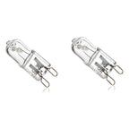 Pack 2x Ampolleta Halogena G9 40w 220v Filamento Luz Calida Cálido