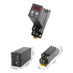 Rele Temporizador Timer H3y-2 220v Digital 5a 0.1s A 990h