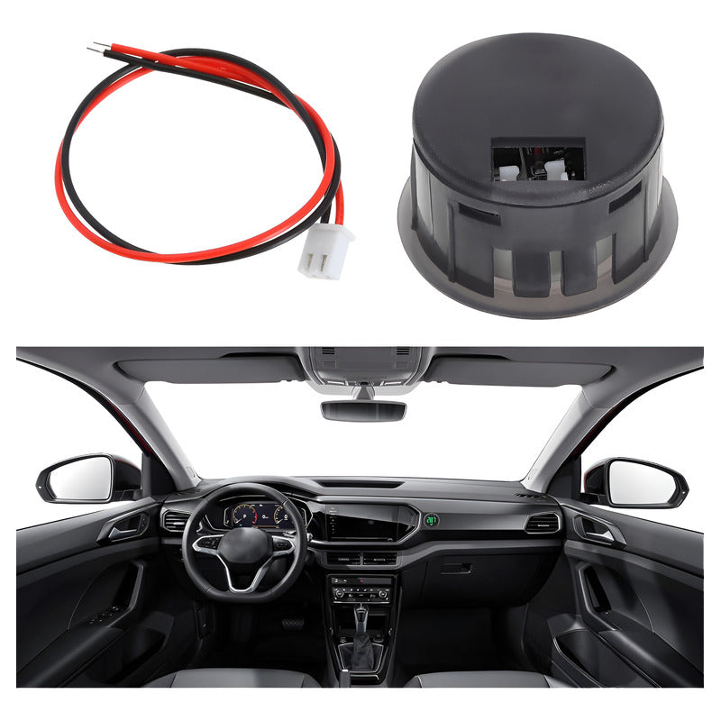 Voltimetro Digital Led Dc 4v 12v 24v 100v Pantalla Circular