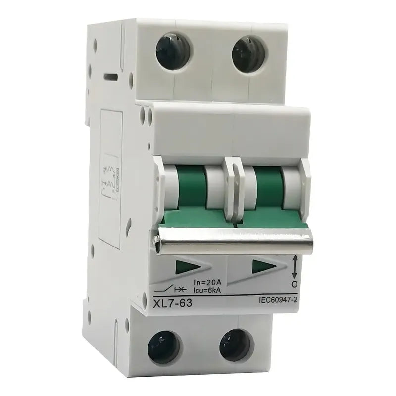 Disyuntor Automático Solar Dc 1000v 2p 20a Riel Din Xml7-63